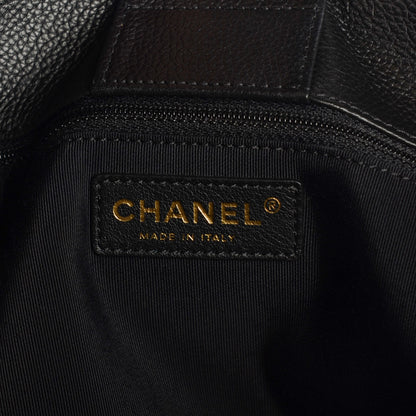 Chanel Calfskin Cerf Executive Shopper Tote Black 7 of 9