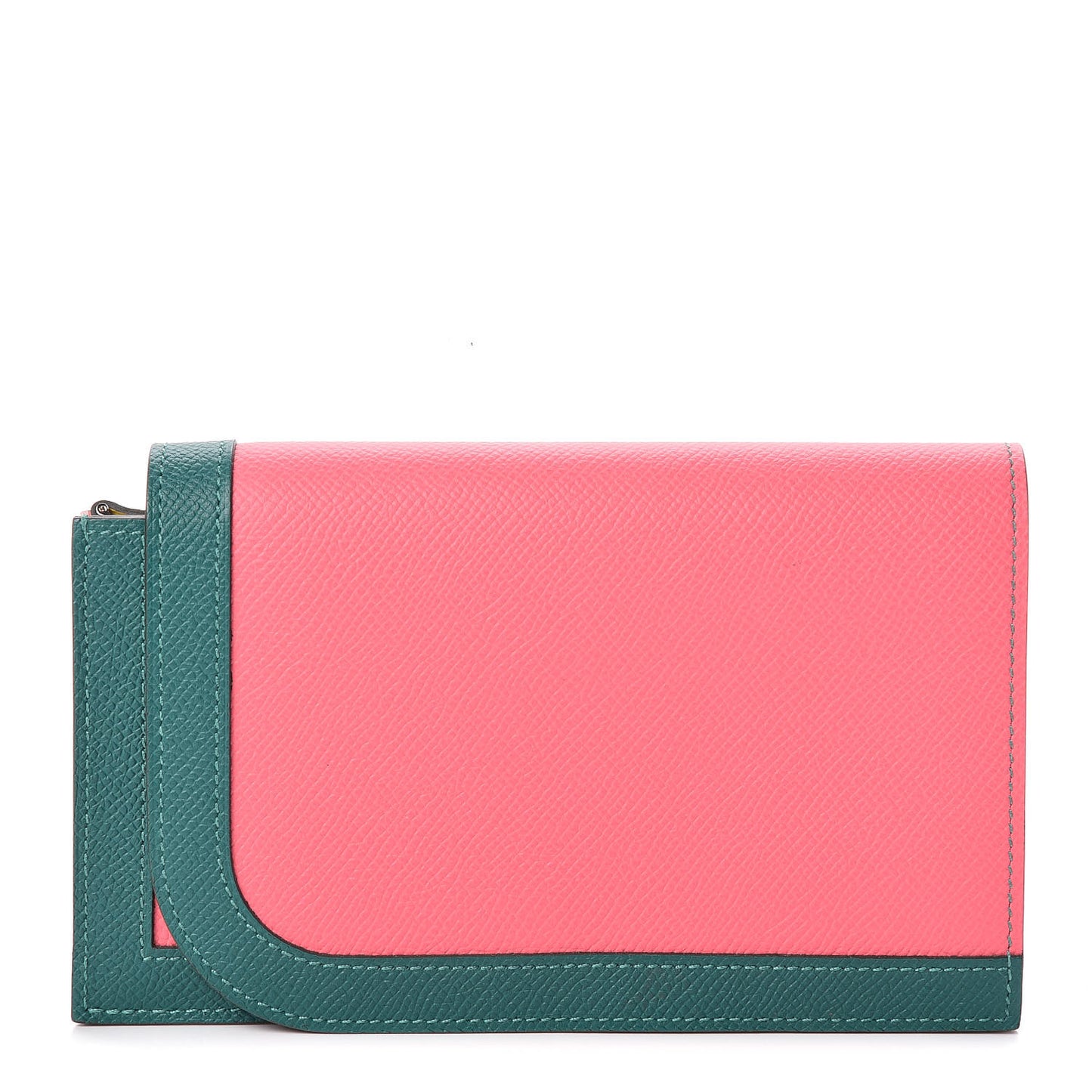 Epsom Camail Long Wallet Rose Azalee Malachite Lime