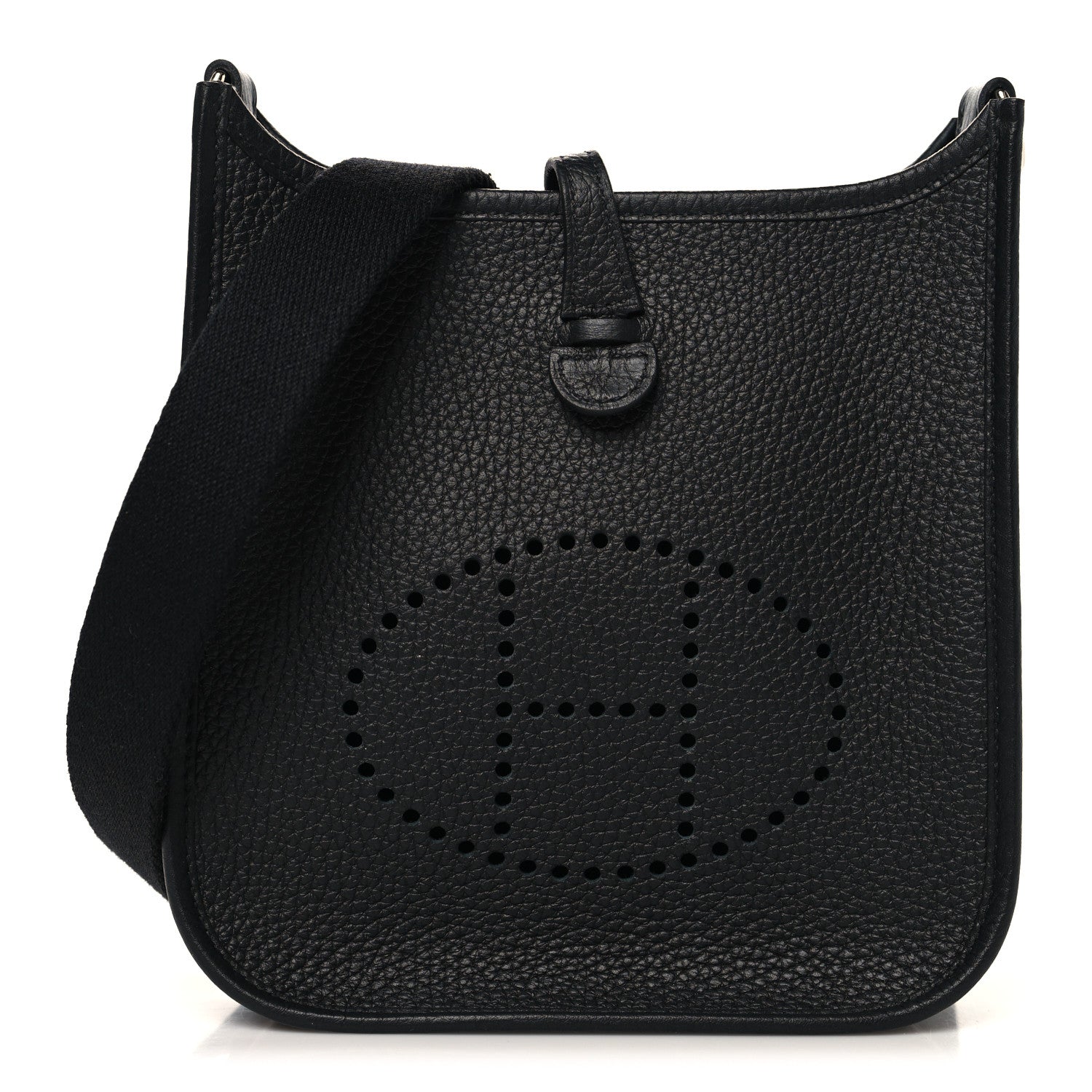 Hermes Taurillon Clemence Evelyne TPM Black 1 of 11