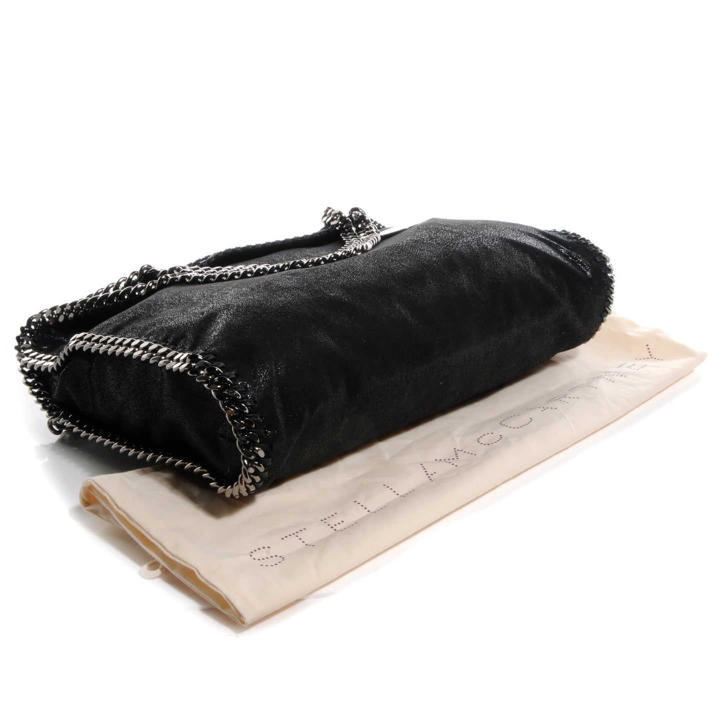 Faux Leather Shaggy Deer Falabella Black