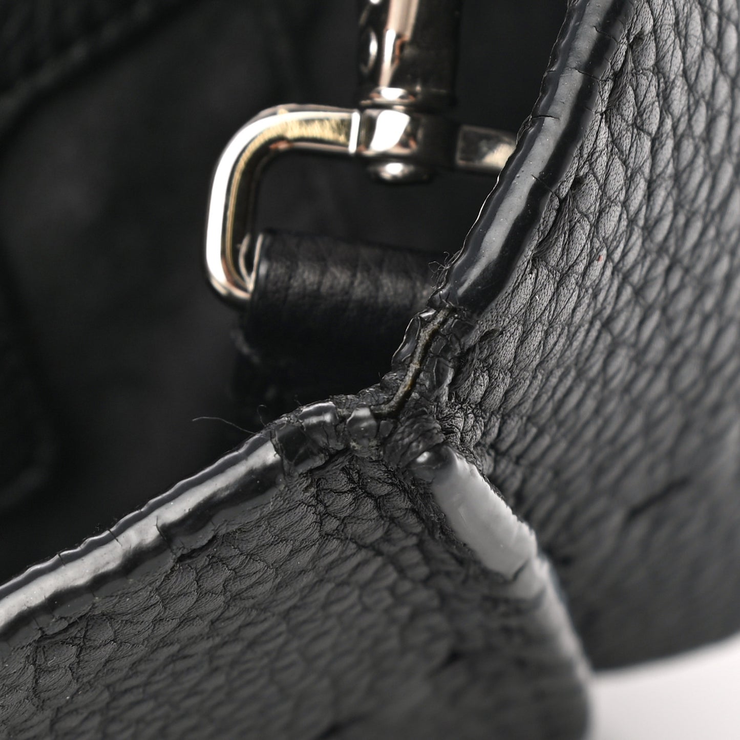 Cuoio Romano Selleria Large Anna Bucket Bag Black