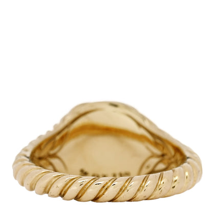 David Yurman 18K Yellow Gold Sculpted Cable Pinky Ring 47 4 3 of 5