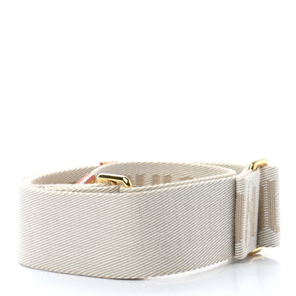 Louis Vuitton Jacquard Monogram Adjustable Shoulder Strap Snow 2 of 4