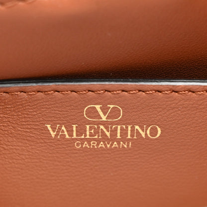 Valentino Garavani Wicker Calfskin Vlogo Small Loco Shoulder Bag Natural 6 of 9