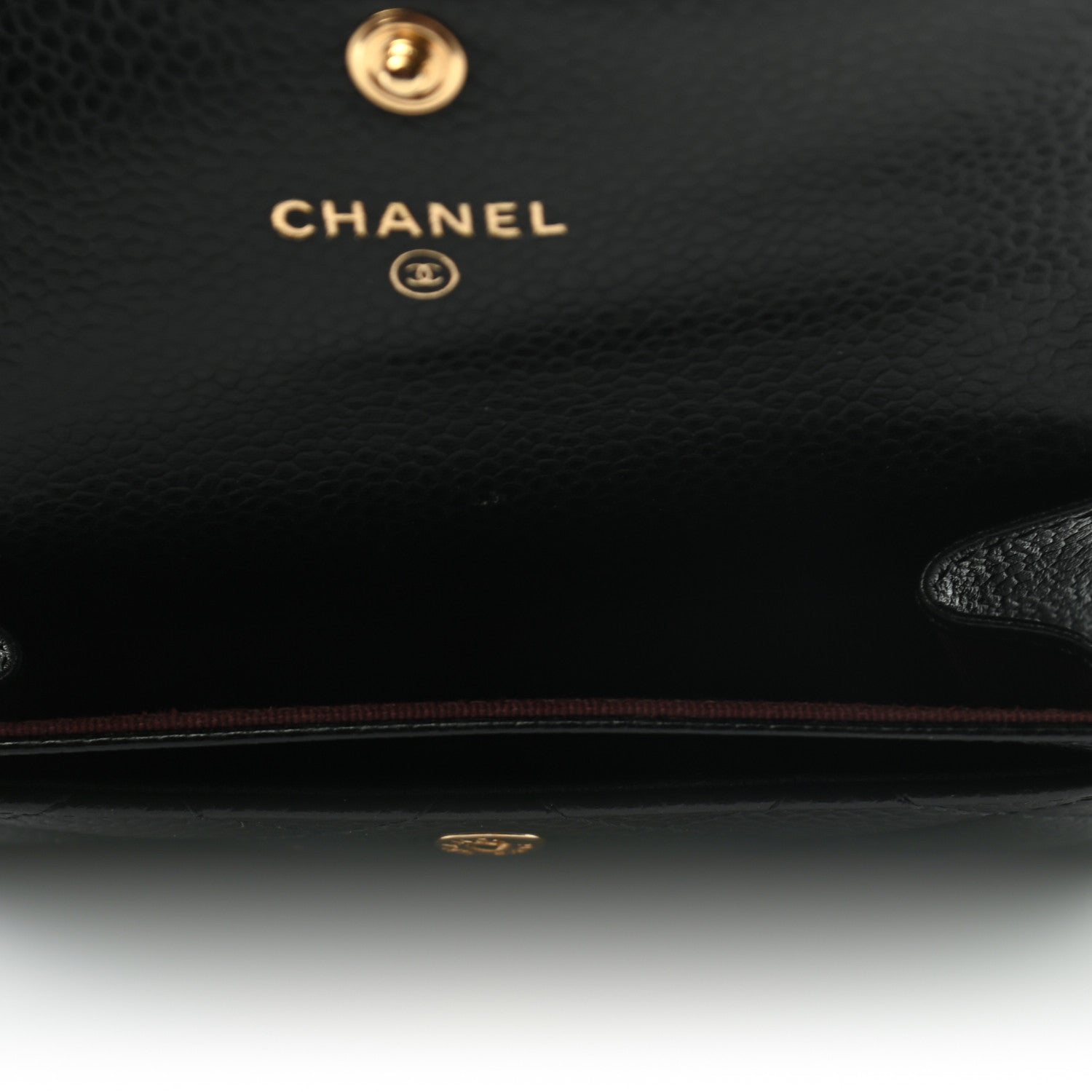 Chanel Caviar Quilted Flap Card Holder Black 5 of 8