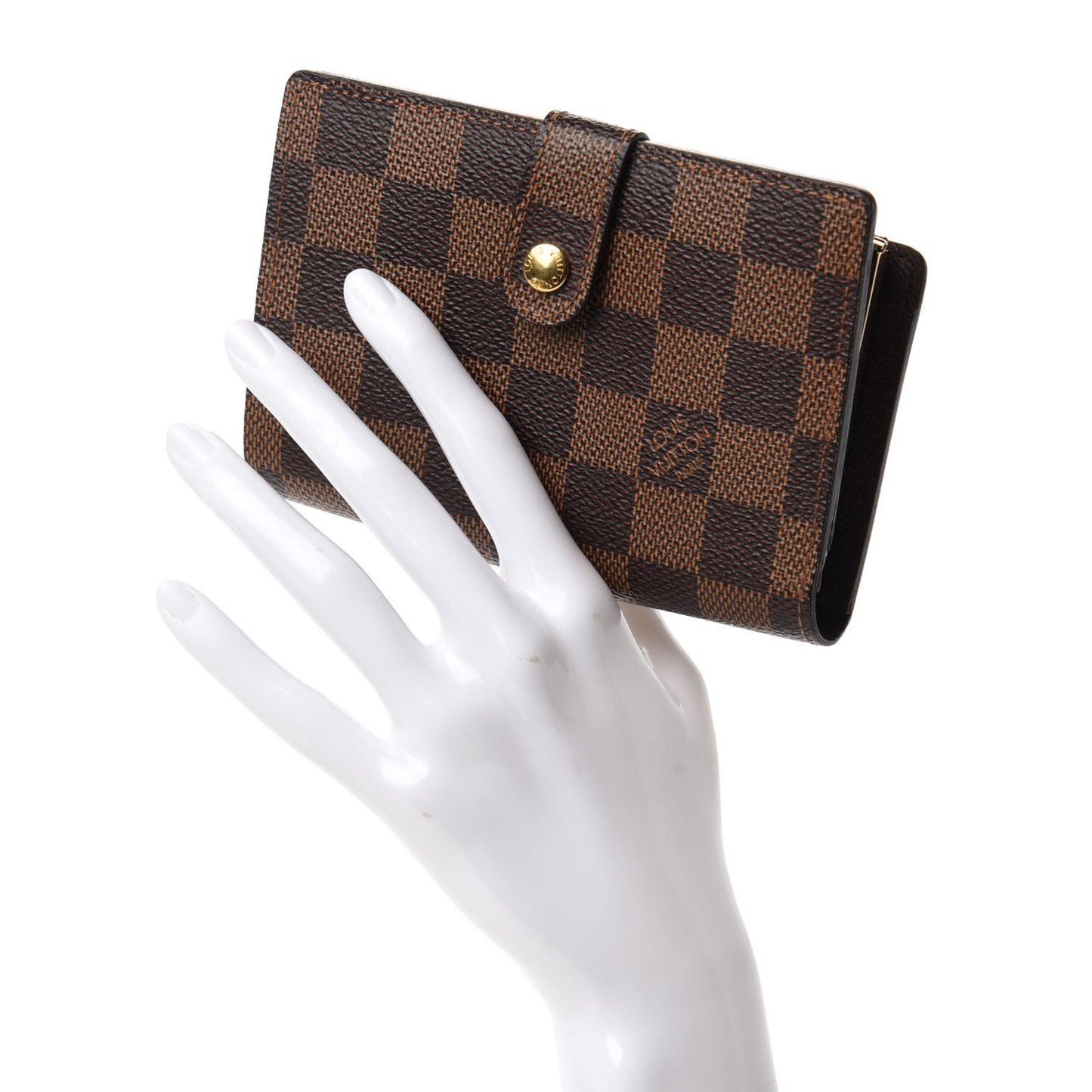 Damier Ebene French Purse Wallet