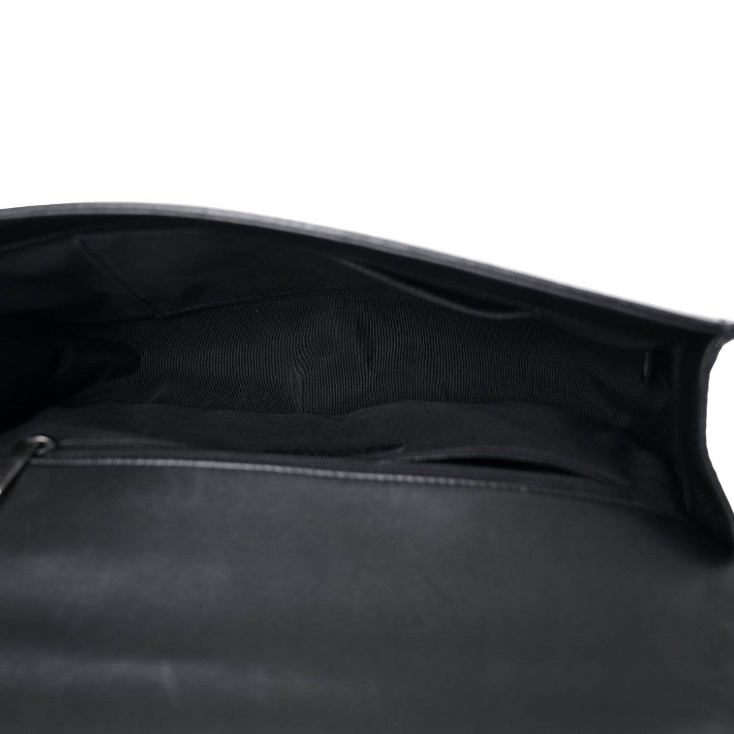 Lambskin Quilted New Medium Boy Flap Black