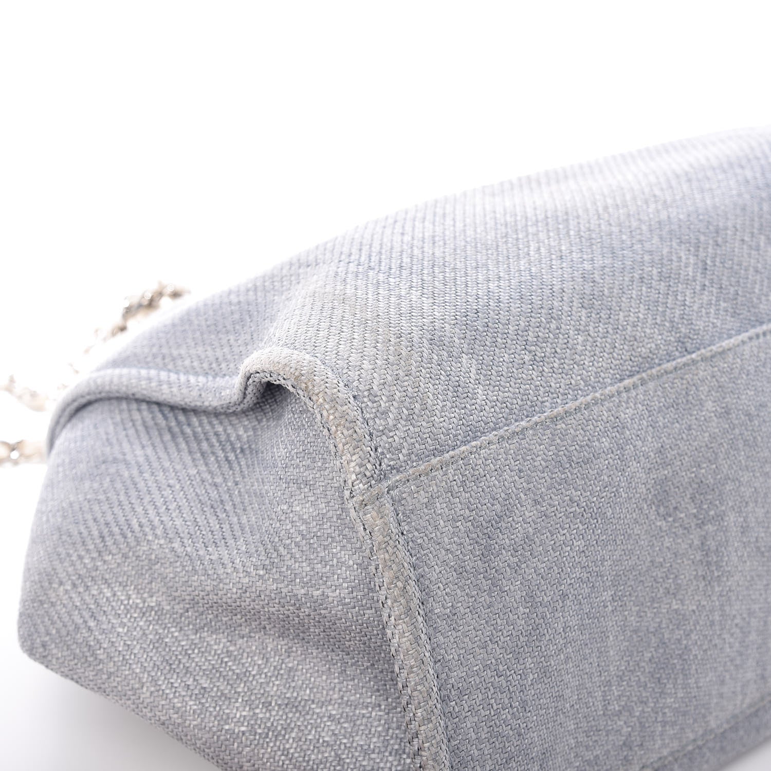 Chanel Canvas Large Deauville Tote Denim Blue 14 of 14