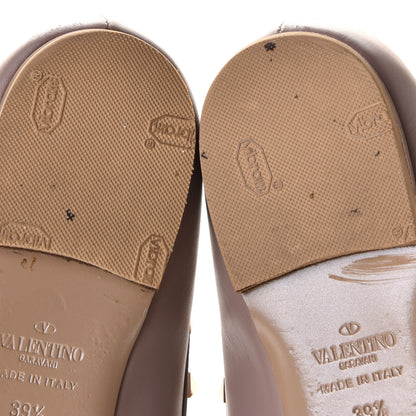 Valentino Garavani Nappa Rockstud Ballerina Flats 39.5 Poudre 13 of 22