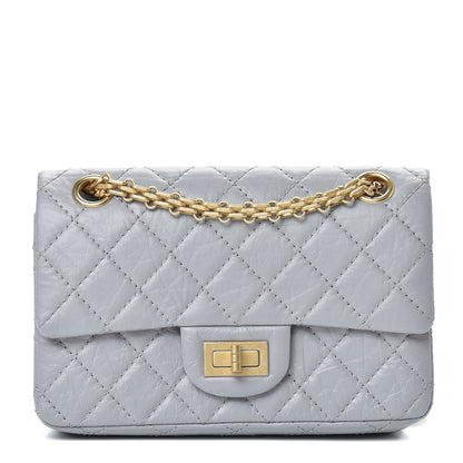Chanel Aged Calfskin Quilted 2.55 Reissue Mini Flap Grey 1 of 11