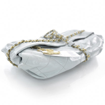 Chanel Calfskin Baluchon Gris Clair 4 of 10