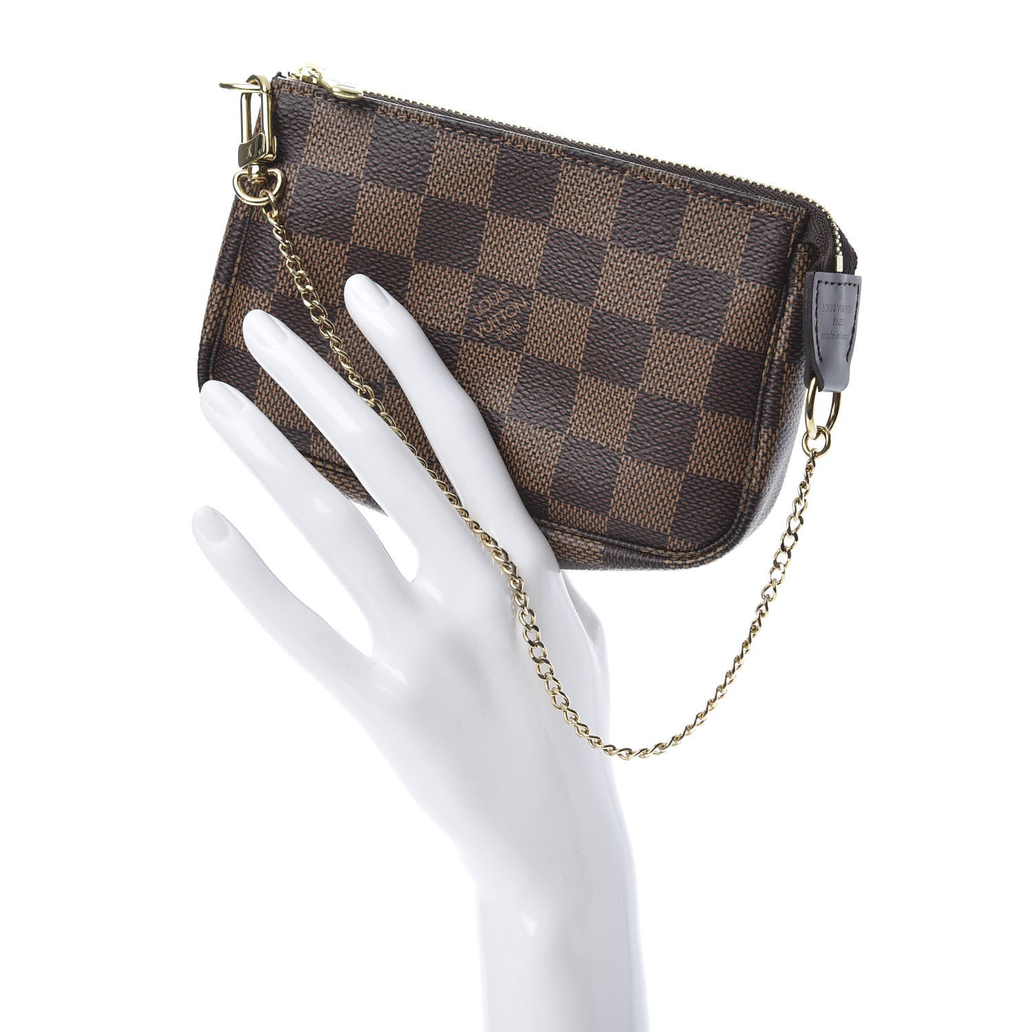 Louis Vuitton Damier Ebene Mini Pochette Accessories 2 of 7