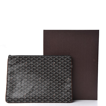 Goyard Goyardine Senat Pochette GM Black 7 of 7