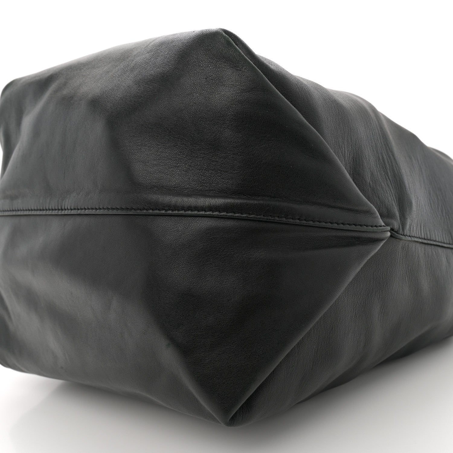 Saint Laurent Lambskin Teddy Drawstring Bag Black 11 of 12