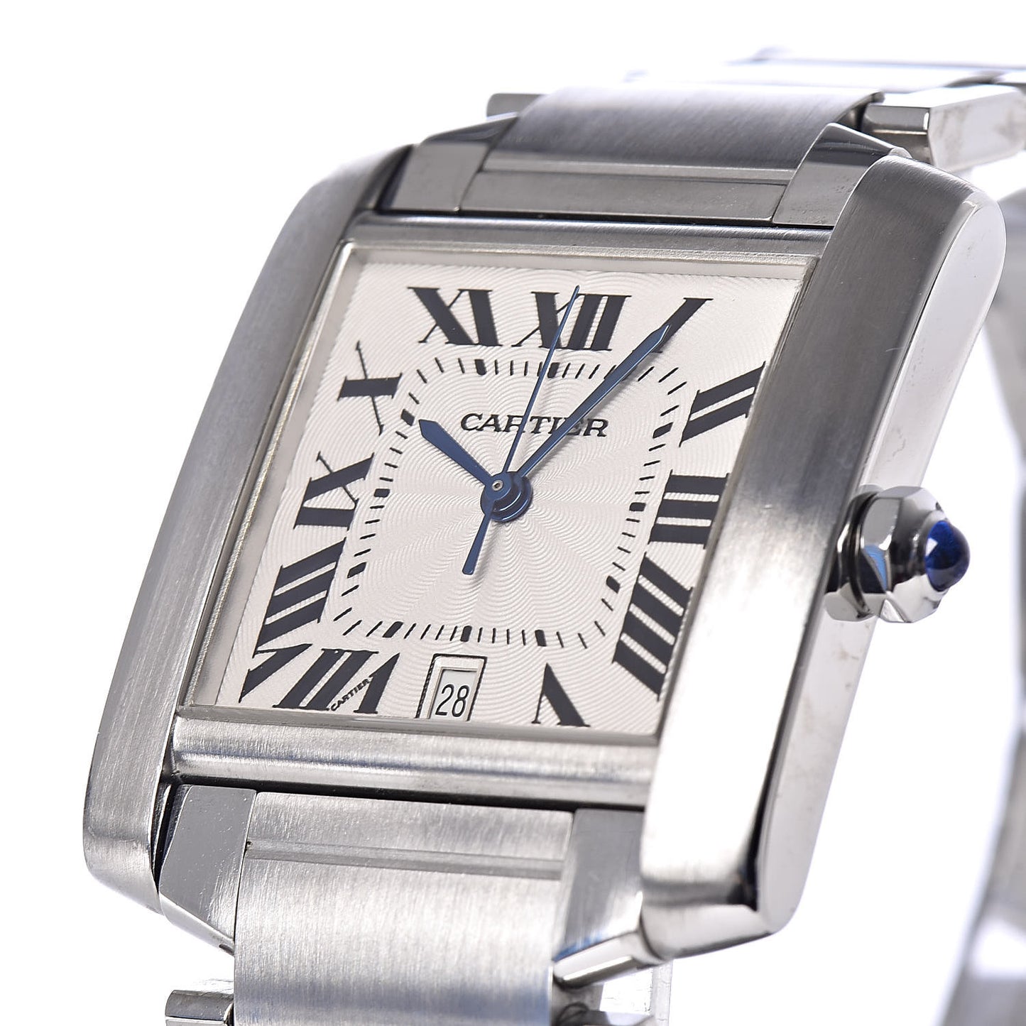 Stainless Steel 28mm Tank Francaise Automatic Watch