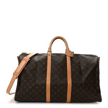 Louis Vuitton Monogram Keepall Bandouliere 55 1 of 12