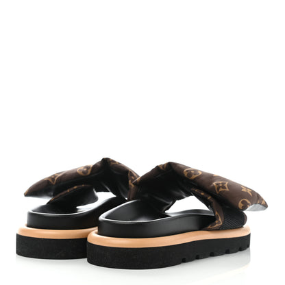 Louis Vuitton Nylon Monogram Pool Pillow Comfort Mule 35 Cacao Brown 4 of 6