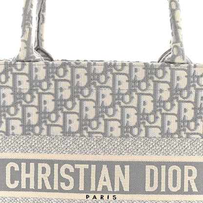 Christian Dior Oblique Medium Book Tote Grey 8 of 13