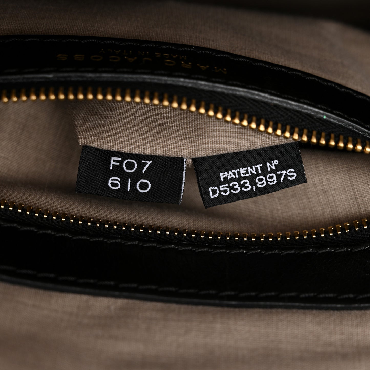 Calfskin Patchwork Stam Black