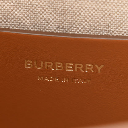 Burberry Raffia Calfskin Mini Freya Tote Natural 6 of 11