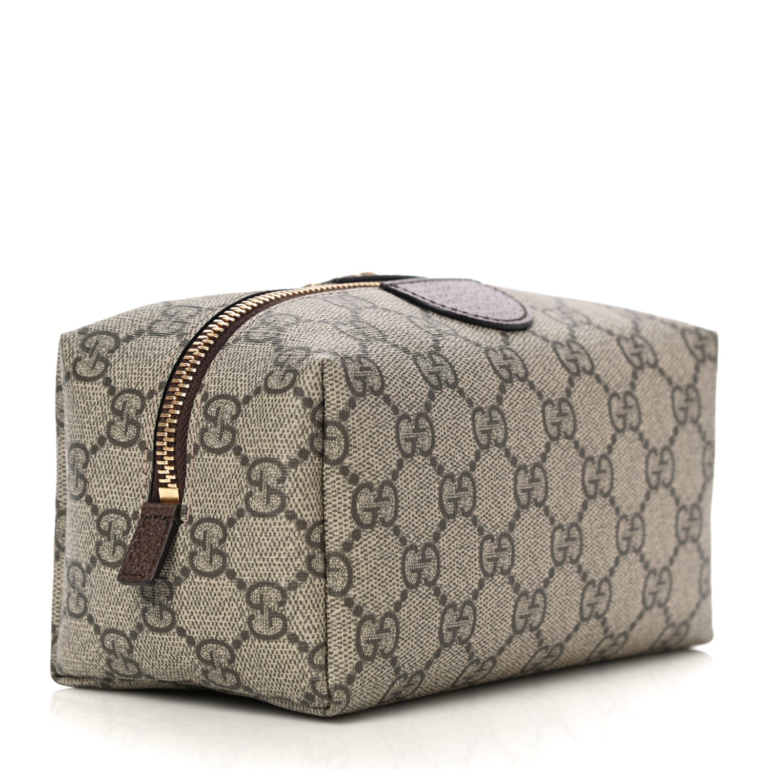 Gucci Soft GG Supreme Monogram Calfskin Medium Ophidia Cosmetic Case Beige Ebony New Acero 2 of 10