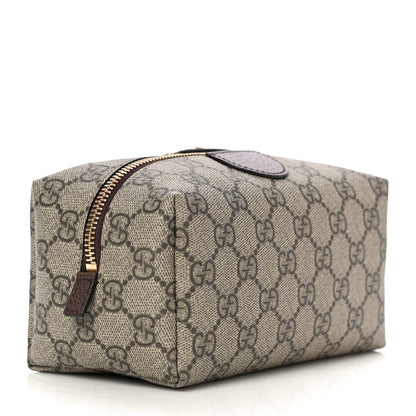 Gucci Soft GG Supreme Monogram Calfskin Medium Ophidia Cosmetic Case Beige Ebony New Acero 2 of 10