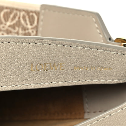 Loewe Satin Calfskin Jacquard Small Luna Bag Oat 6 of 9