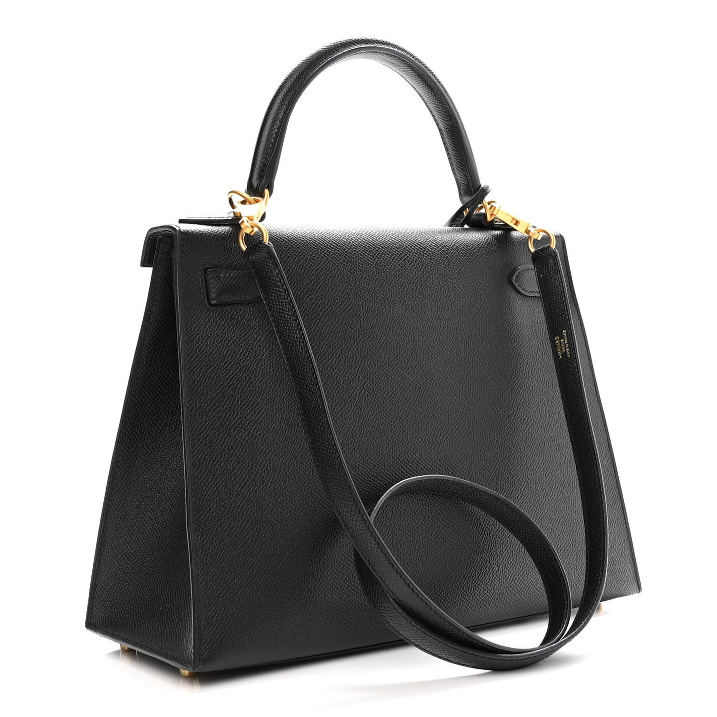 Epsom Horseshoe Vesro Kelly Sellier 28 Black Tabac Camel