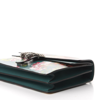 Gucci Calfskin Blooms Print Medium Dionysus Shoulder Bag Bright Emerald Multicolor 12 of 13