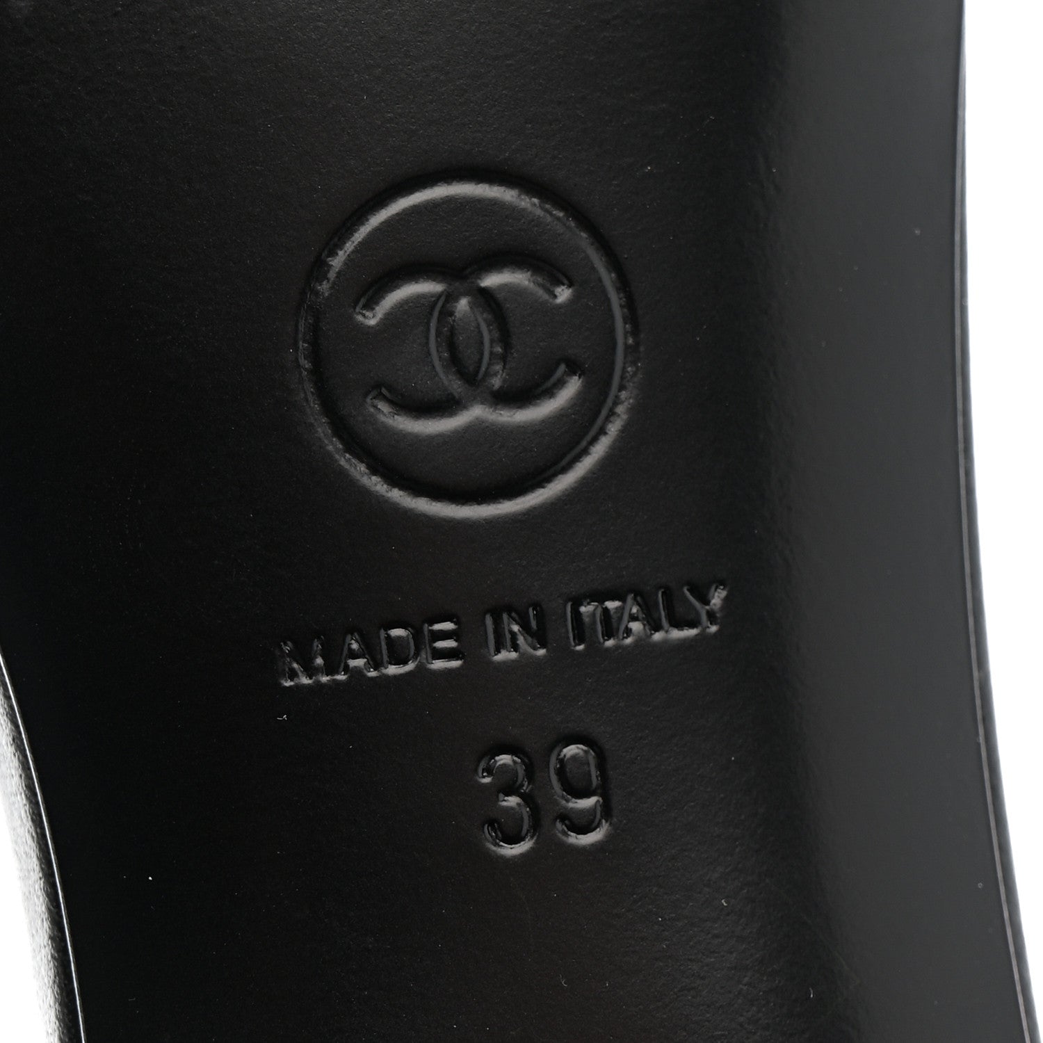 Chanel Lambskin Quilted CC Mules Sandals 39 Black 7 of 10