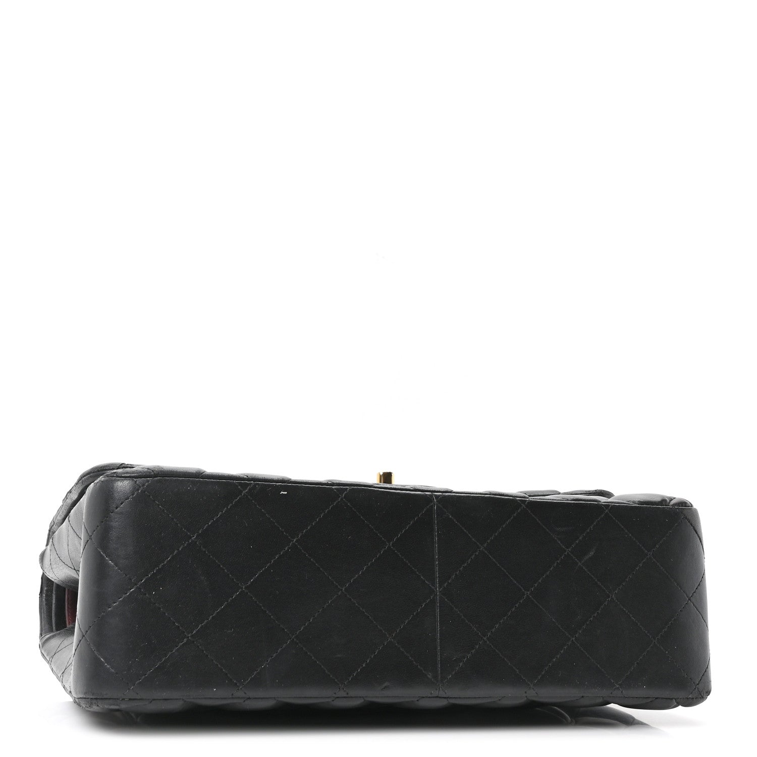 Chanel Lambskin Quilted Jumbo Double Flap Black 4 of 10