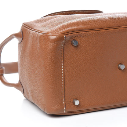 Hermes Taurillon Clemence Lindy 30 Gold 13 of 14
