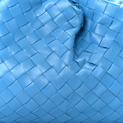 Bottega Veneta Nappa Maxi Intrecciato The Pouch Oversized Clutch Swimming Pool 9 of 11