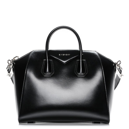 Givenchy Shiny Lord Calfskin Medium Antigona Black 1 of 7