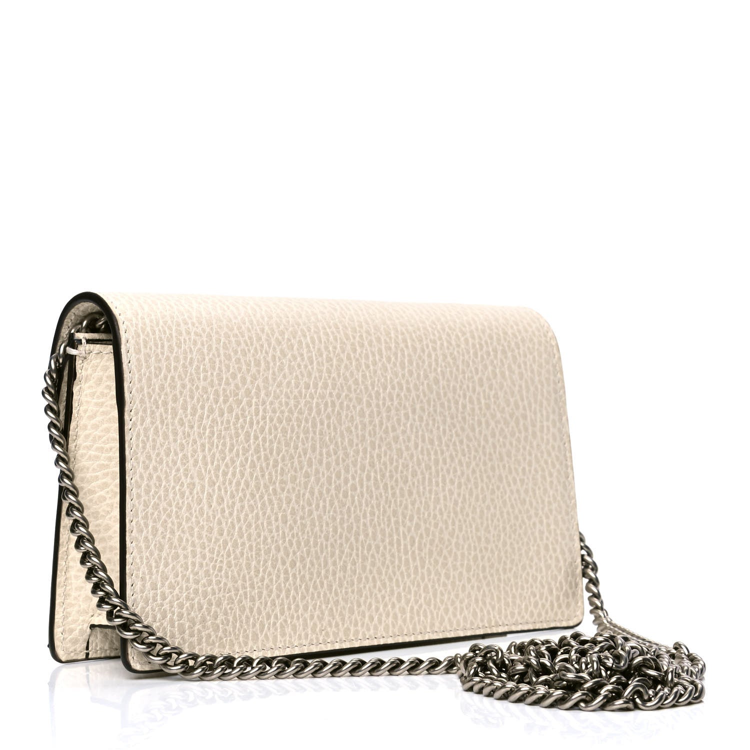 Gucci Dollar Calfskin Crystal Super Mini Dionysus Shoulder Bag Mystic White Black Diamond 2 of 4