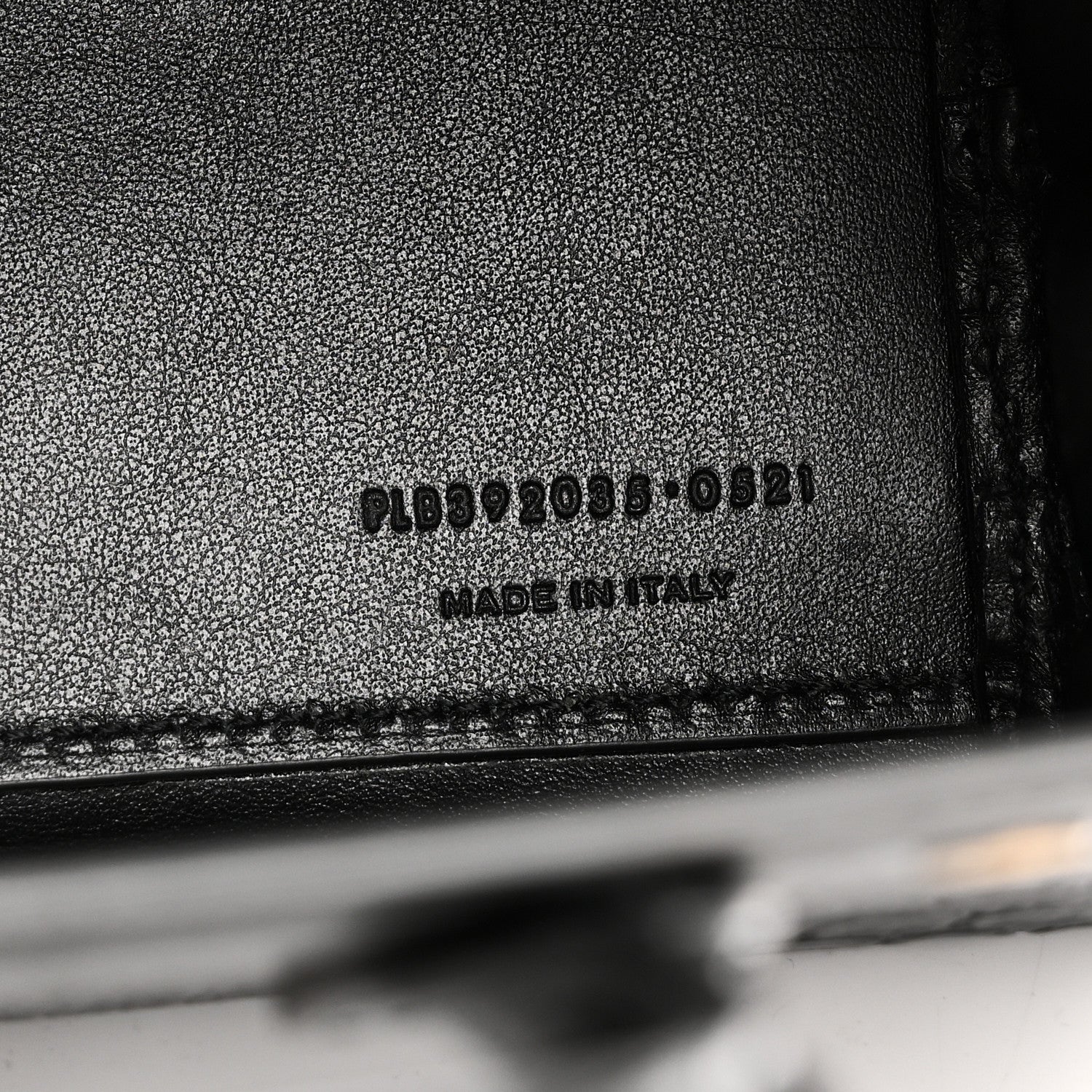 Saint Laurent Calfskin Crocodile Embossed Nano Sac De Jour Black 7 of 10