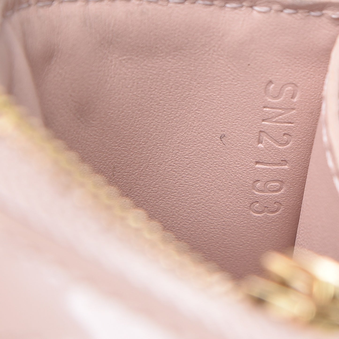 Vernis Key Pouch Rose Angelique