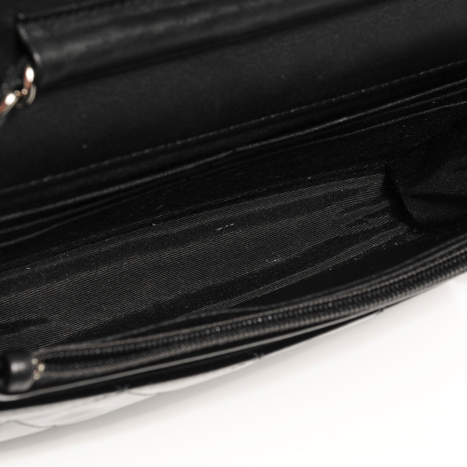 Chanel Patent Quilted Brilliant Wallet On Chain WOC Black 5 of 8
