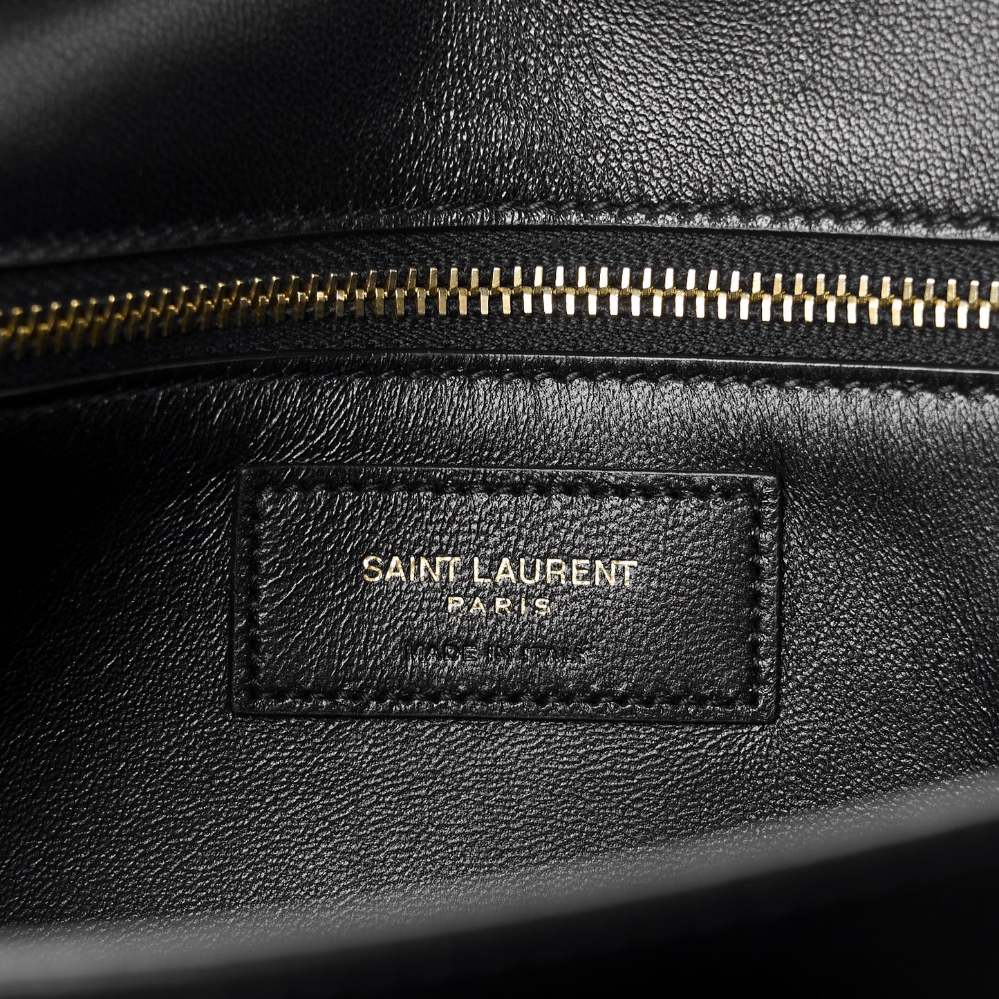 Lambskin Carre Quilted Le Maillon Satchel Black