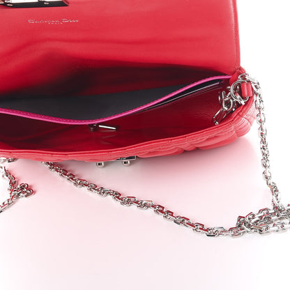 Christian Dior Lambskin Cannage Miss Dior Promenade Pouch Fuchsia 5 of 7