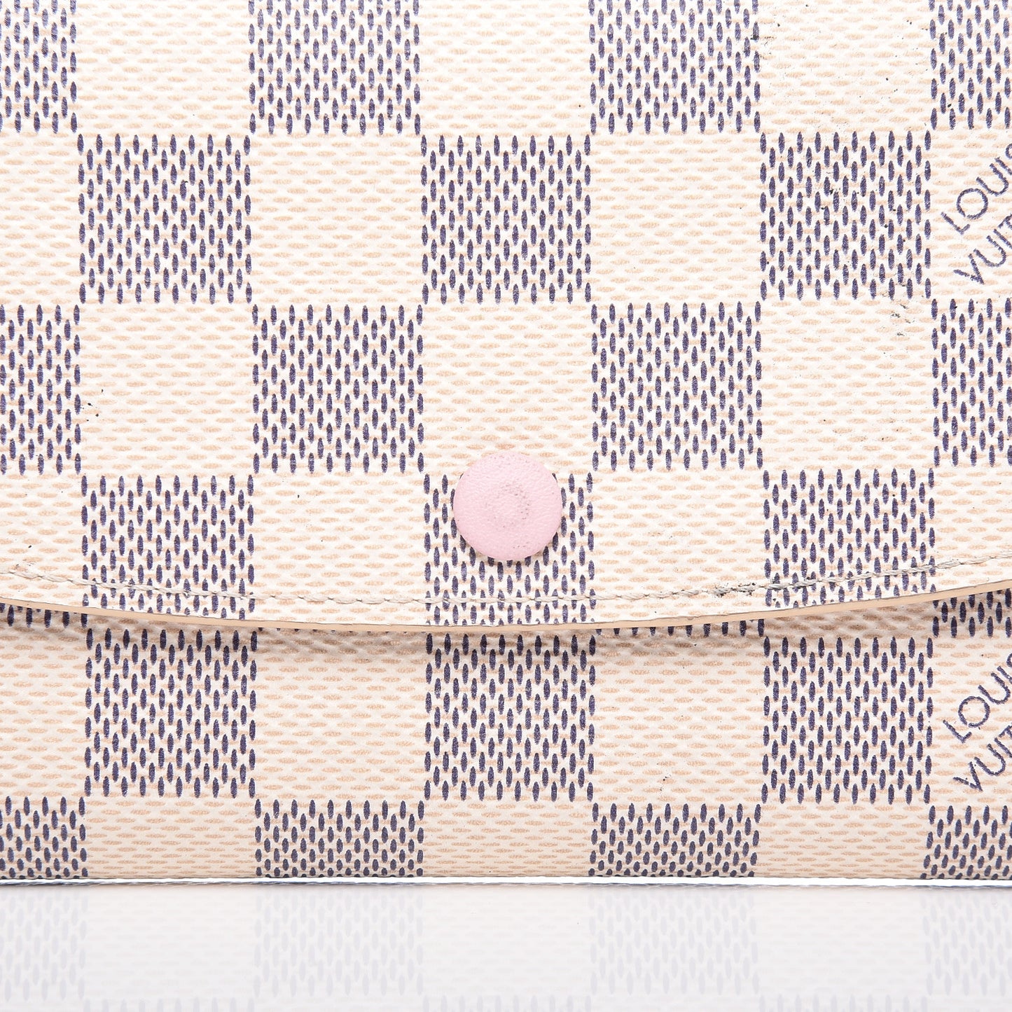 Damier Azur Emilie Wallet Rose Ballerine