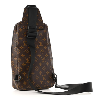 Louis Vuitton Monogram Macassar Avenue Sling Bag 3 of 9