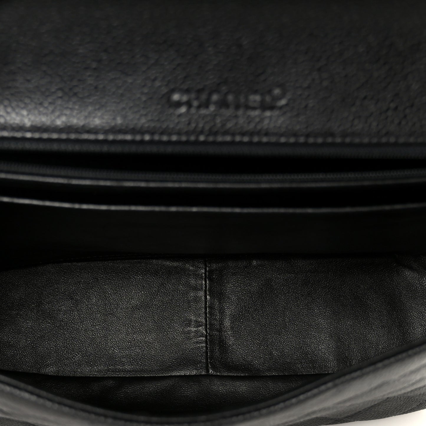 Caviar Quilted Jumbo Single Flap Black
