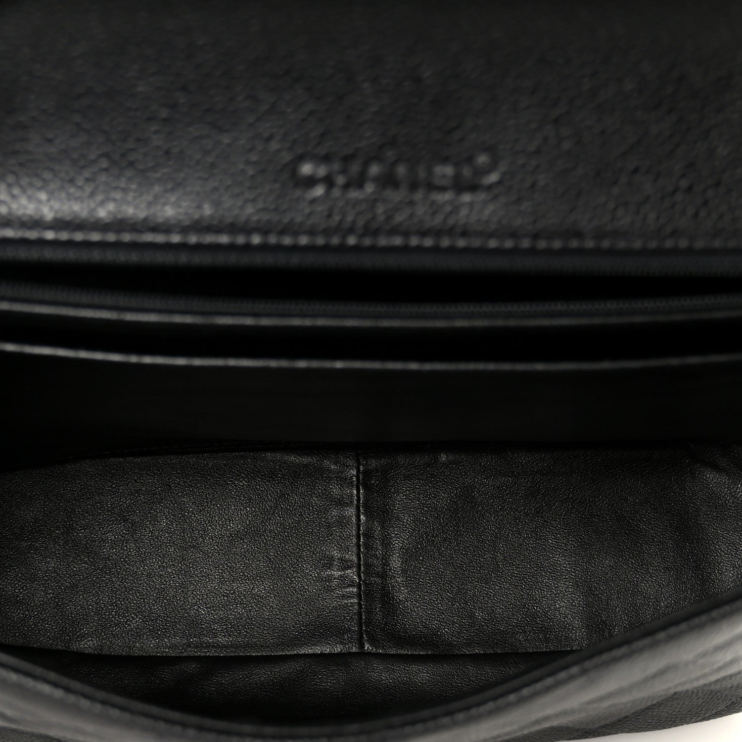 Chanel Caviar Quilted Jumbo Single Flap Black 5 of 12