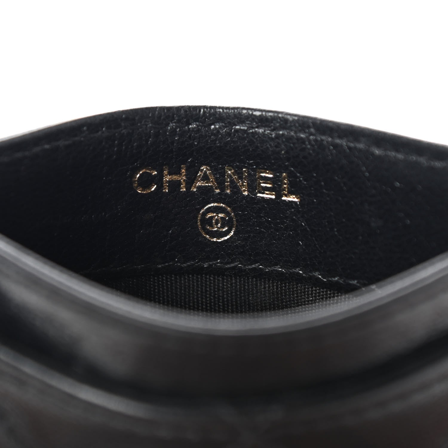 Chanel Lambskin Quilted Brilliant Card Holder Black 6 of 7