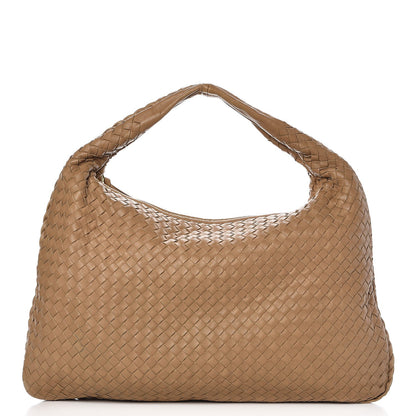 Bottega Veneta Nappa Intrecciato Large Veneta Hobo Camel 1 of 15