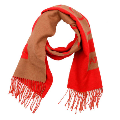 Louis Vuitton Cashmere Baroda Muffler Scarf Rouge Camel 1 of 4