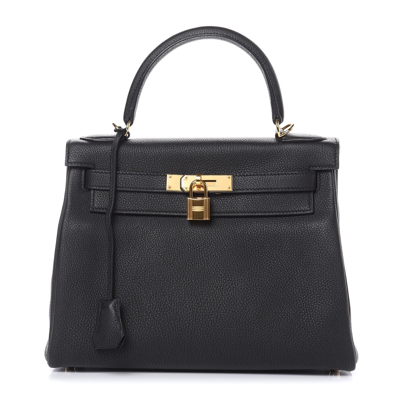 Hermes Togo Kelly Retourne 28 Black 1 of 31