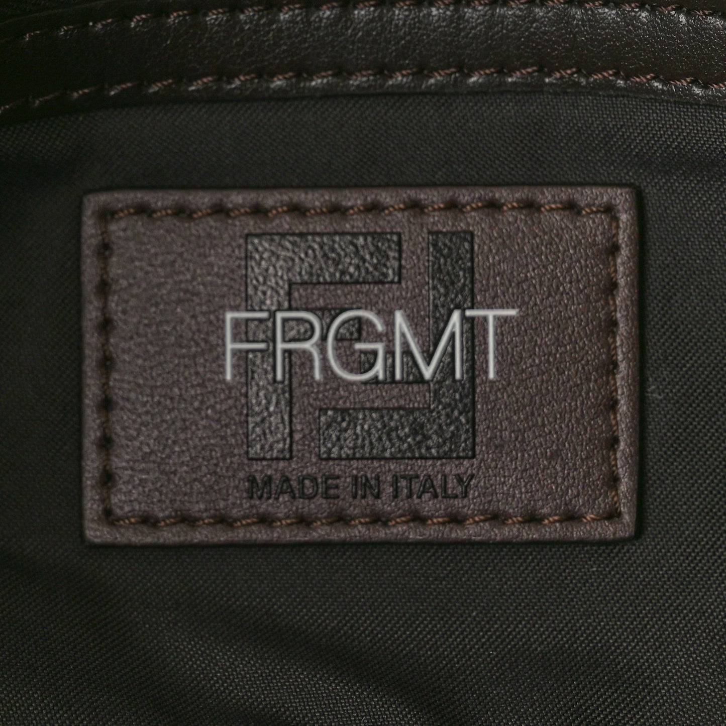 x FRGMT Woven Fabric Jacquard FF Embroidered Baguette Foldable Tote Mimosa