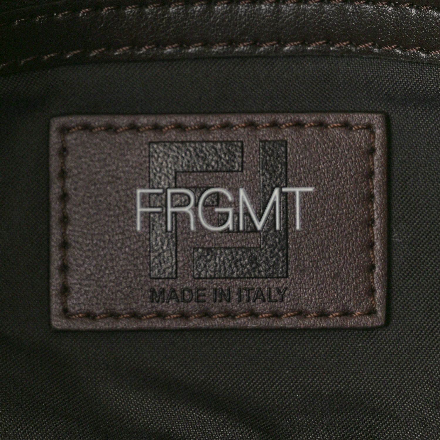 Fendi x FRGMT Woven Fabric Jacquard FF Embroidered Baguette Foldable Tote Mimosa 9 of 14